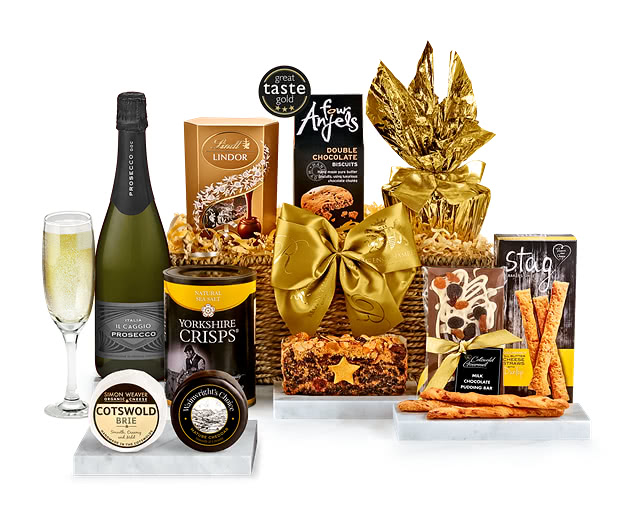 Anniversary & Wedding Bentley Hamper With Engraved Personalised Prosecco